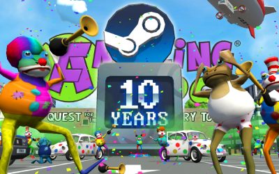 10 years of Amazing Frog? on Steam!