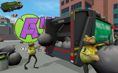 A Rubbish Update for Amazing Frog?